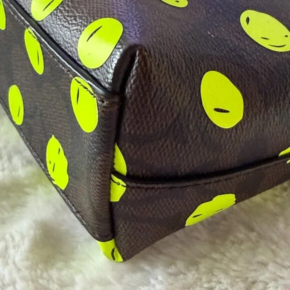 Coach Neon Dots Cosmetic Pouch/ Bag - Picture 10 of 16